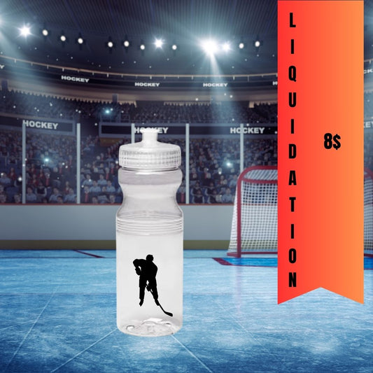 Bouteille eau joueur hockey