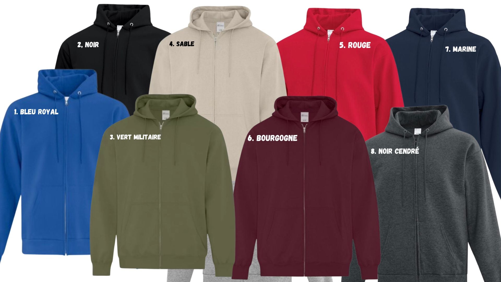 choix couleur veste bon pasteur