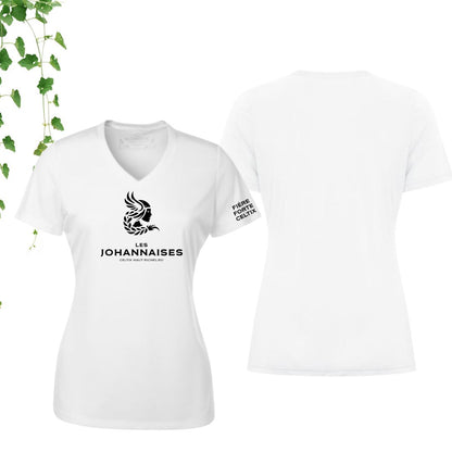 Dryfit coupe fille col en V | Johannaises - Modèle 10