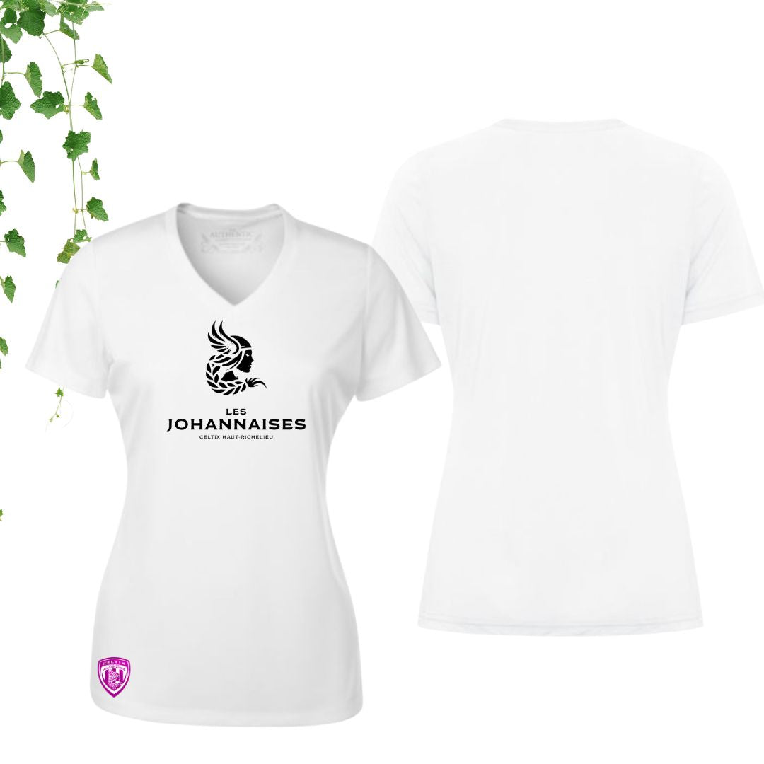 Dryfit coupe fille col en V | Johannaises - Modèle 12
