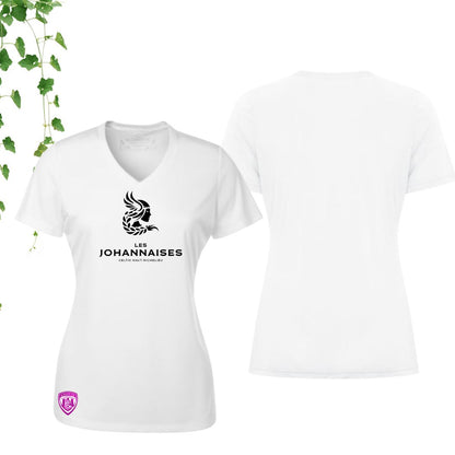 Dryfit coupe fille col en V | Johannaises - Modèle 12