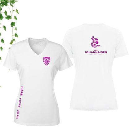Dryfit coupe fille col en V | Johannaises - Modèle 16