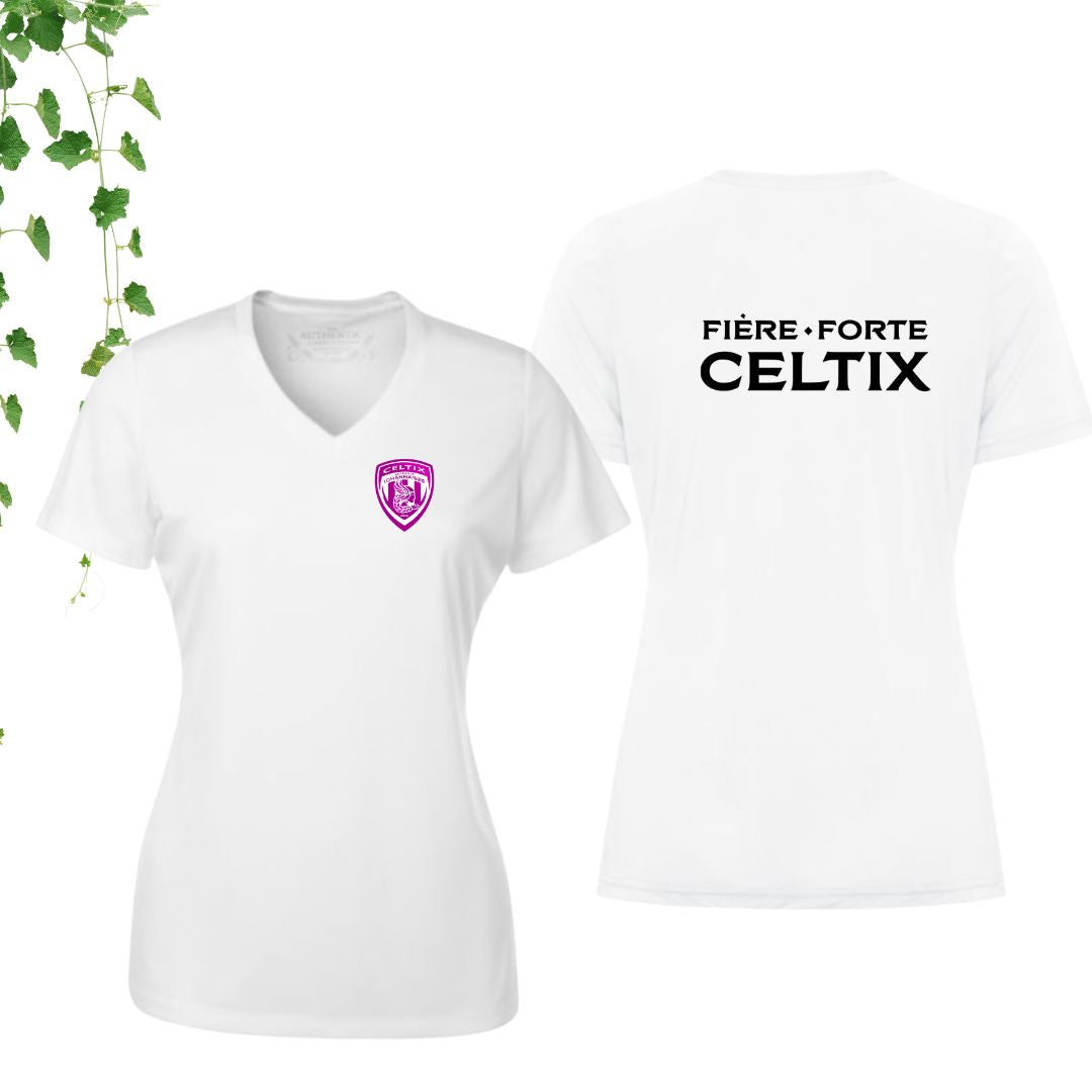 Dryfit coupe fille col en V | Johannaises - Modèle 6