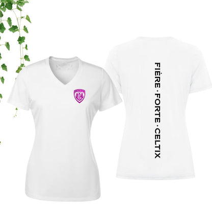 Dryfit coupe fille col en V | Johannaises - Modèle 4