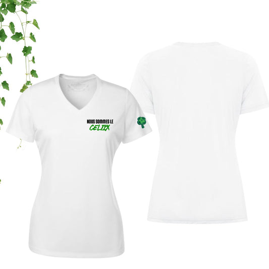 Dryfit coupe fille col en V | Celtix - Modèle 6