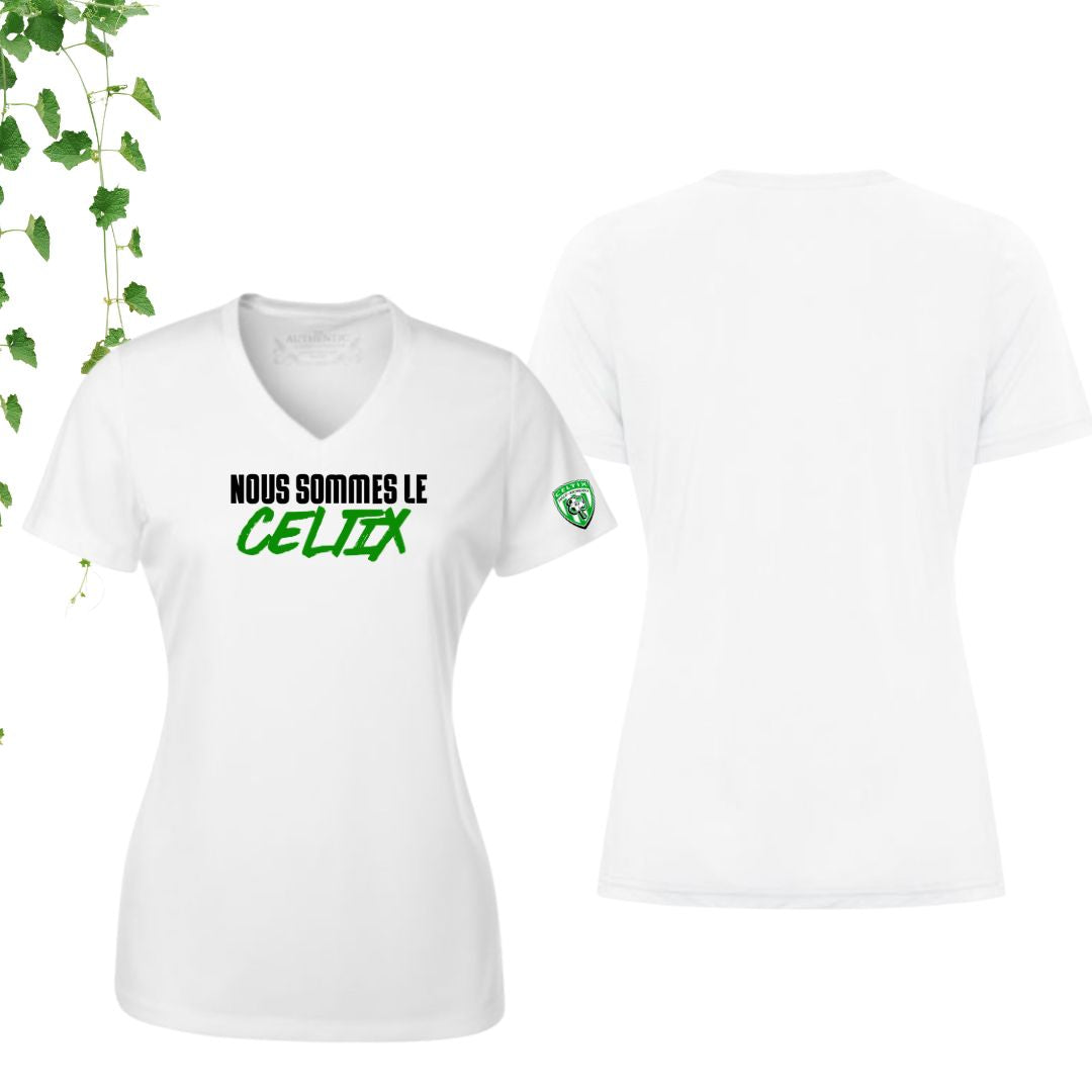 Dryfit coupe fille col en V | Celtix - Modèle 4