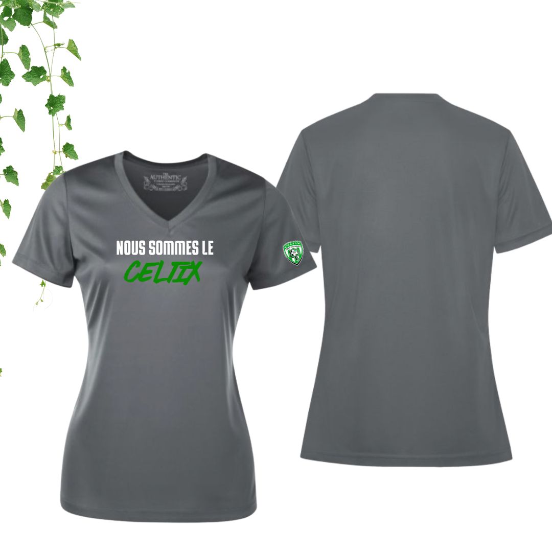 Dryfit coupe fille col en V | Celtix - Modèle 4