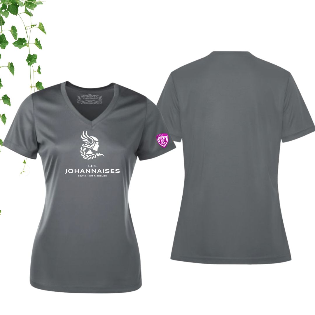 Dryfit coupe fille col en V | Johannaises - Modèle 8