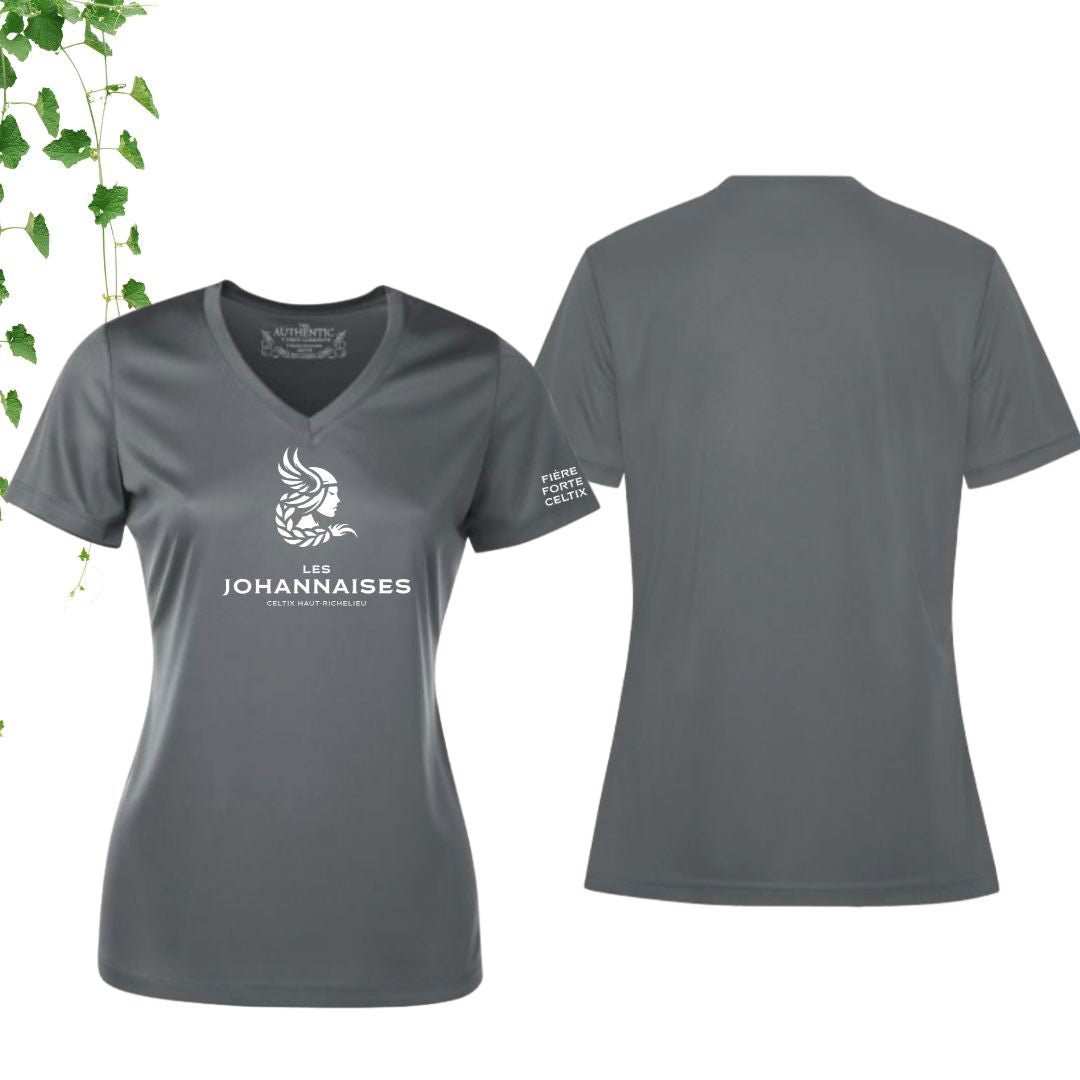 Dryfit coupe fille col en V | Johannaises - Modèle 10