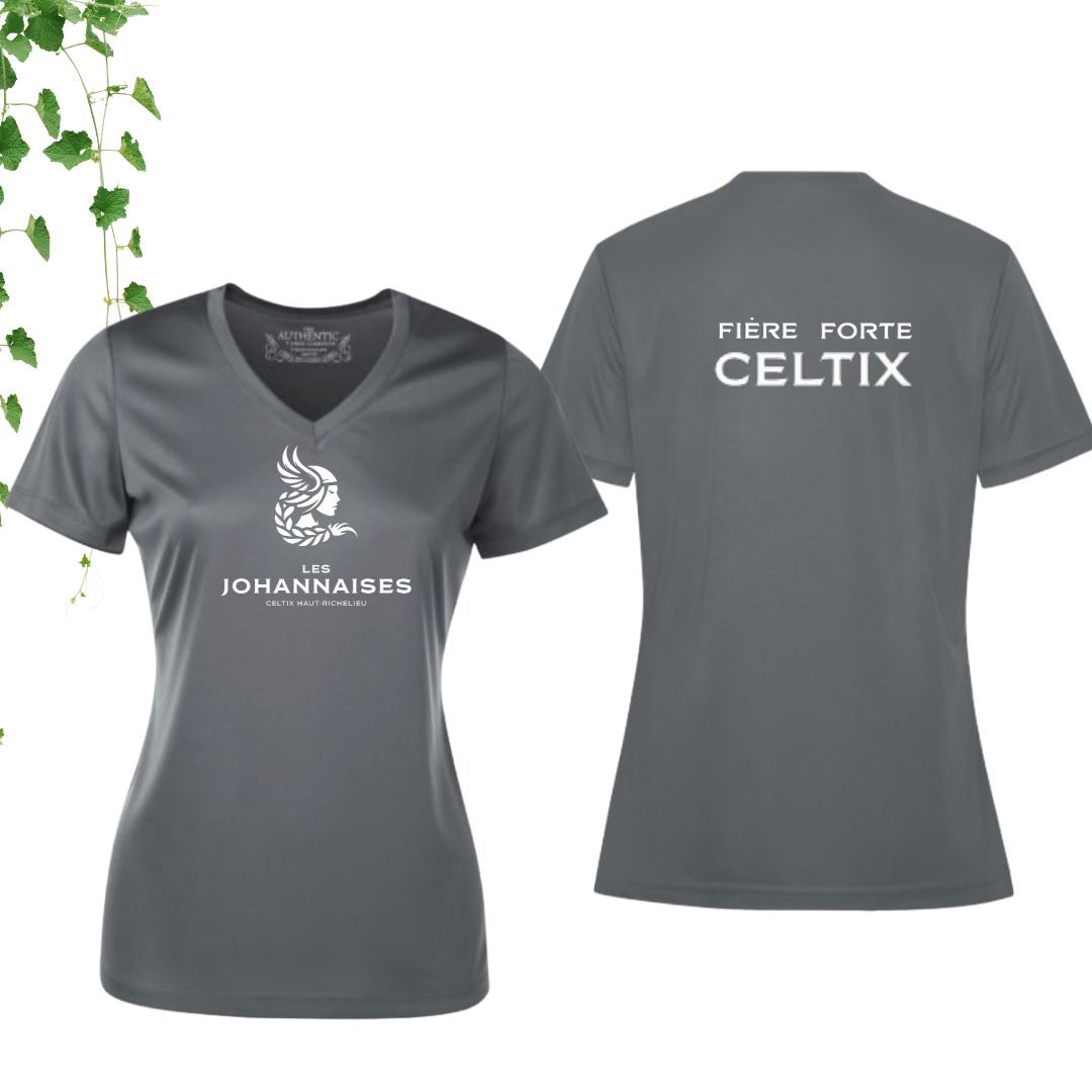 Dryfit coupe fille col en V | Johannaises - Modèle 9