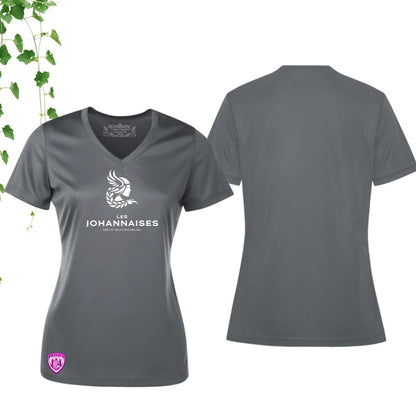 Dryfit coupe fille col en V | Johannaises - Modèle 12