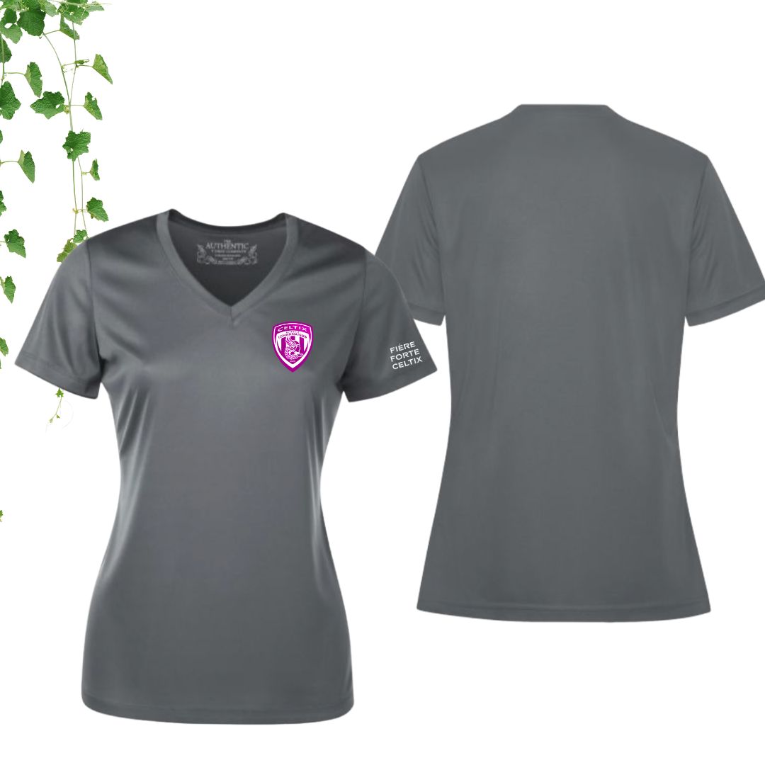 Dryfit coupe fille col en V | Johannaises - Modèle 1