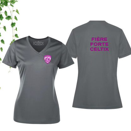 Dryfit coupe fille col en V | Johannaises - Modèle 14