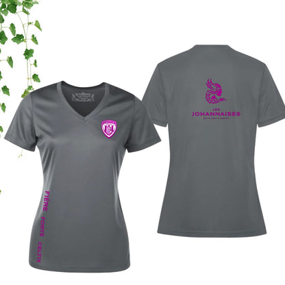 Dryfit coupe fille col en V | Johannaises - Modèle 16