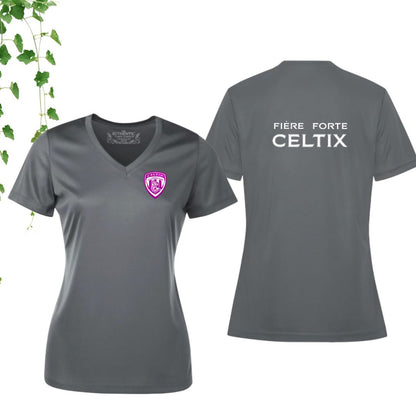 Dryfit coupe fille col en V | Johannaises - Modèle 6