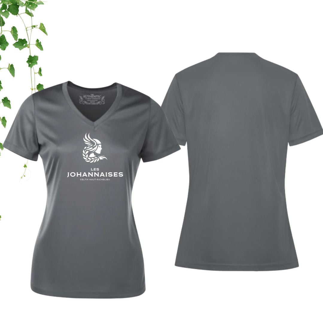 Dryfit coupe fille col en V | Johannaises - Modèle 7