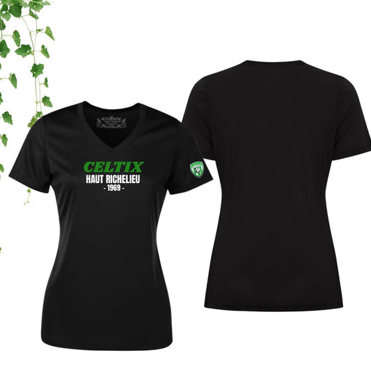 Dryfit coupe fille col en V | Celtix - Modèle 7