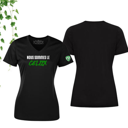 Dryfit coupe fille col en V | Celtix - Modèle 4