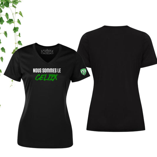Dryfit coupe fille col en V | Celtix - Modèle 4