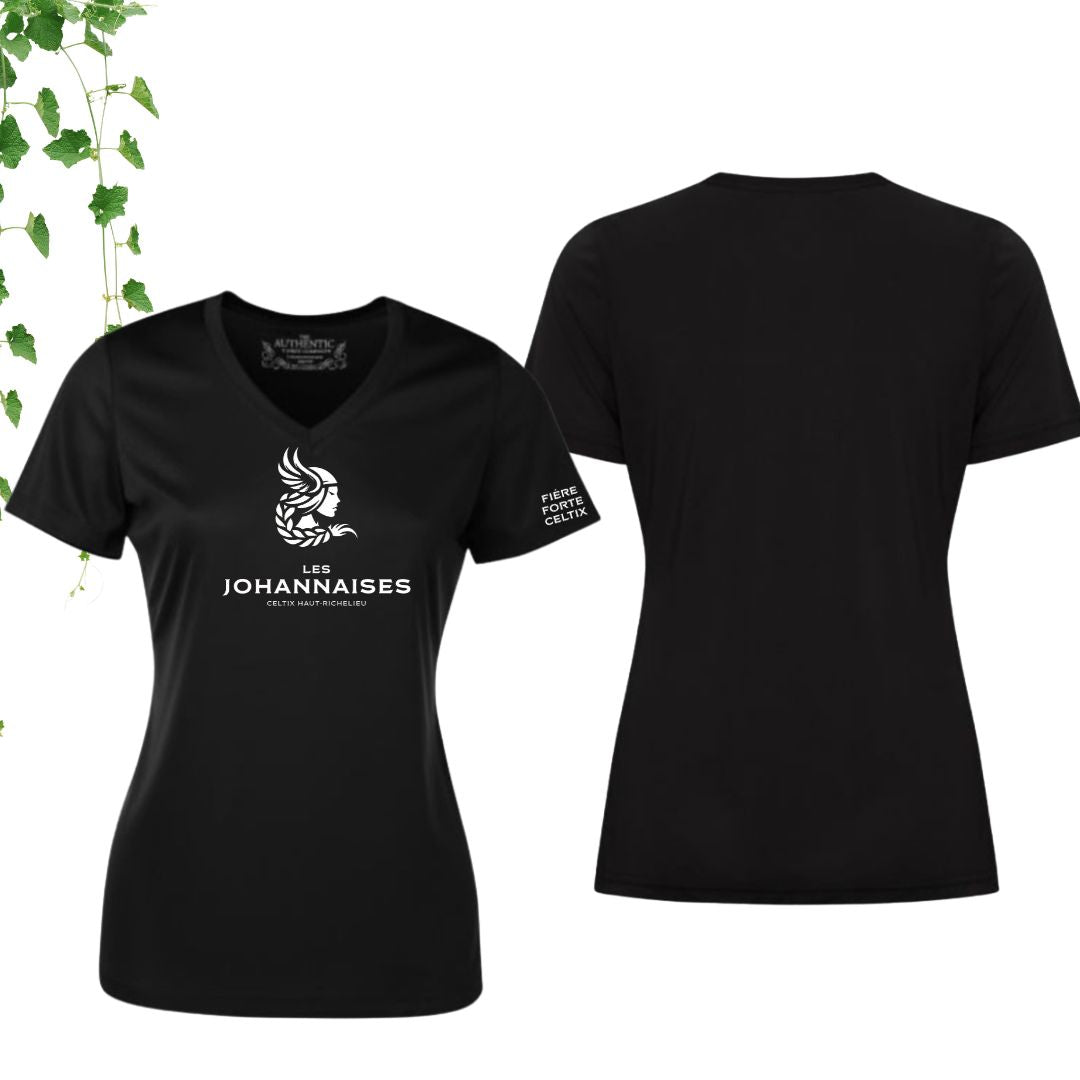 Dryfit coupe fille col en V | Johannaises - Modèle 10