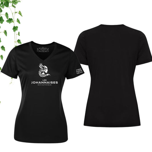 Dryfit coupe fille col en V | Johannaises - Modèle 10