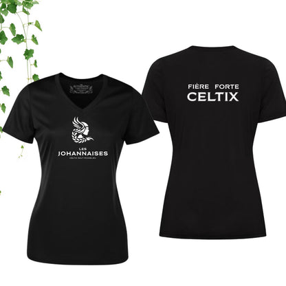 Dryfit coupe fille col en V | Johannaises - Modèle 9