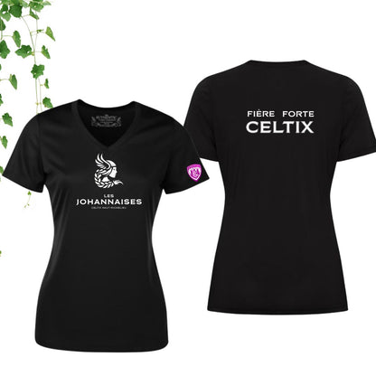 Dryfit coupe fille col en V | Johannaises - Modèle 11