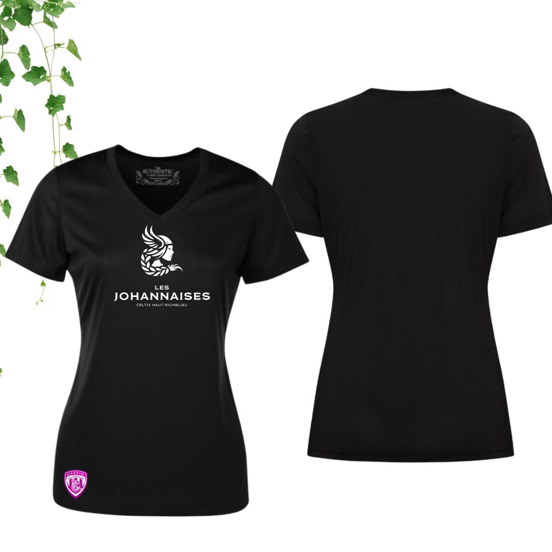 Dryfit coupe fille col en V | Johannaises - Modèle 12
