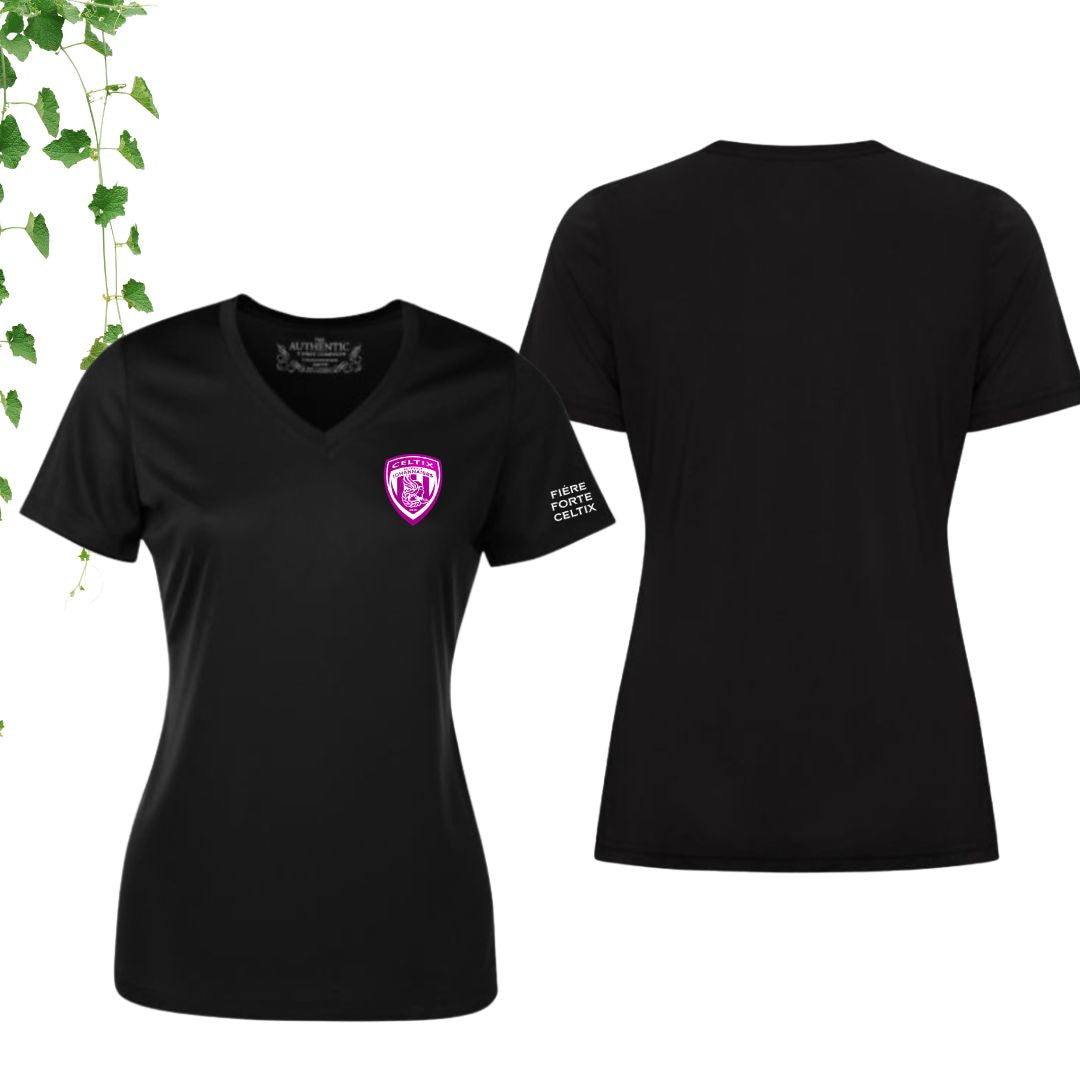 Dryfit coupe fille col en V | Johannaises - Modèle 1