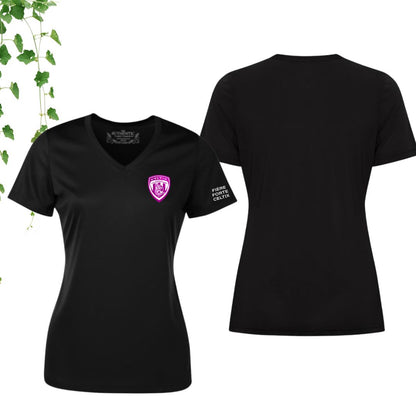 Dryfit coupe fille col en V | Johannaises - Modèle 1