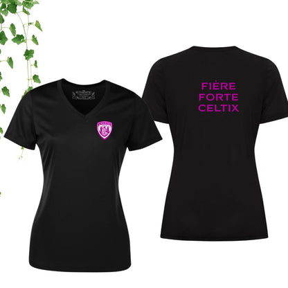 Dryfit coupe fille col en V | Johannaises - Modèle 14