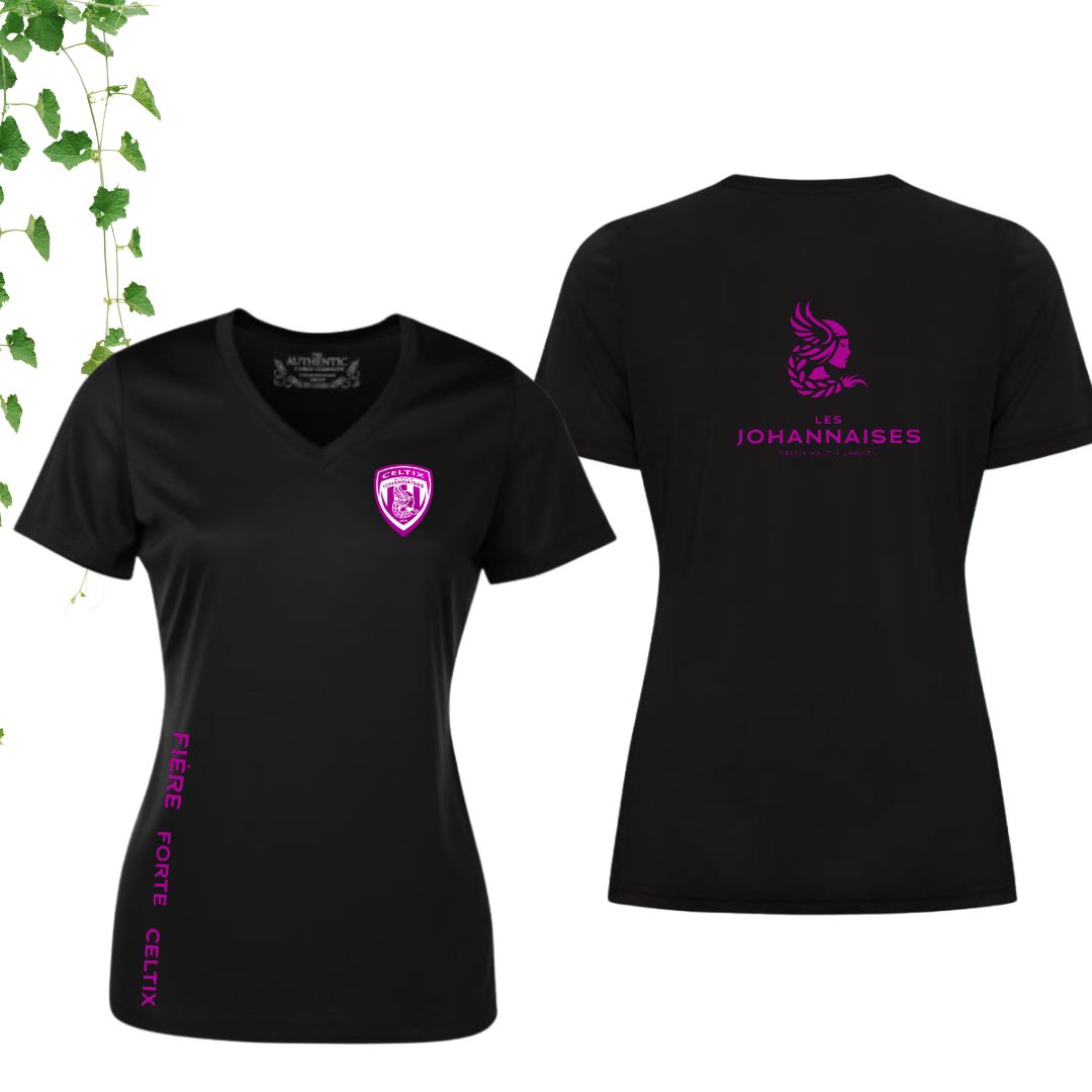 Dryfit coupe fille col en V | Johannaises - Modèle 16