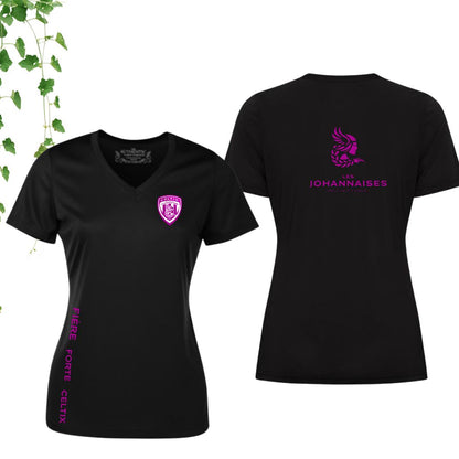 Dryfit coupe fille col en V | Johannaises - Modèle 16