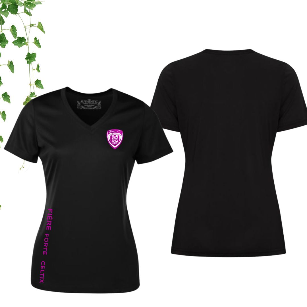 Dryfit coupe fille col en V | Johannaises - Modèle 17