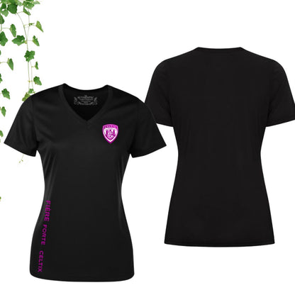 Dryfit coupe fille col en V | Johannaises - Modèle 17
