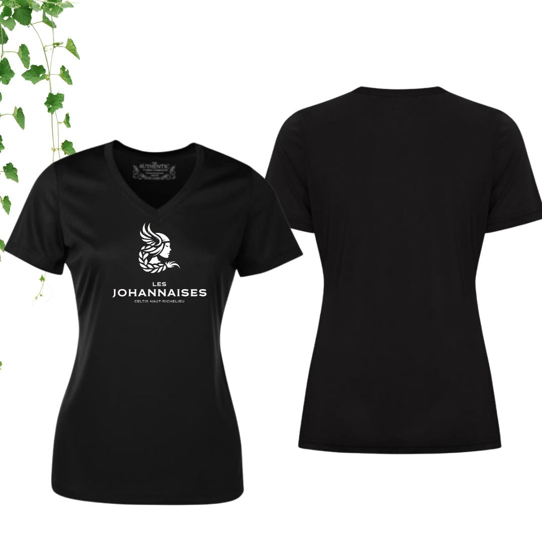 Dryfit coupe fille col en V | Johannaises - Modèle 7