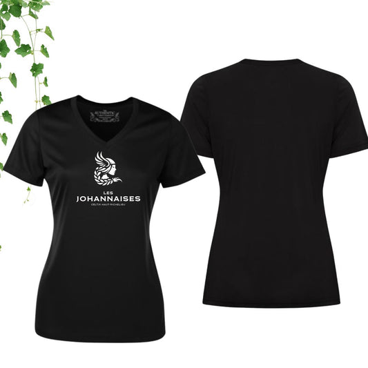 Dryfit coupe fille col en V | Johannaises - Modèle 7