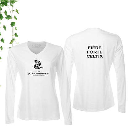 Dryfit coupe fille manches longues | Johannaises - Modèle 11