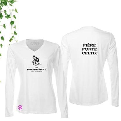 Dryfit coupe fille manches longues | Johannaises - Modèle 10