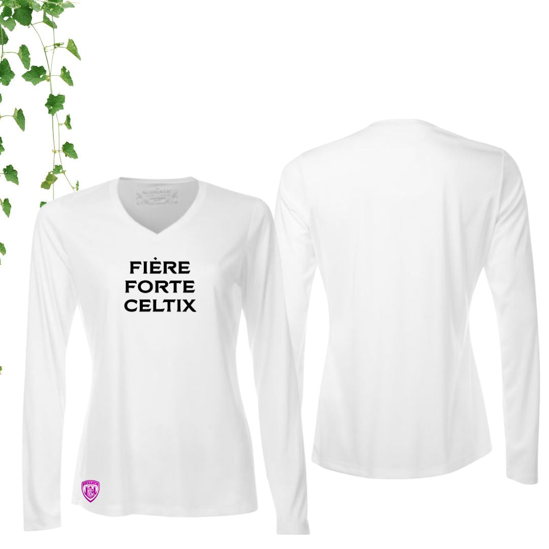 Dryfit coupe fille manches longues | Johannaises - Modèle 14