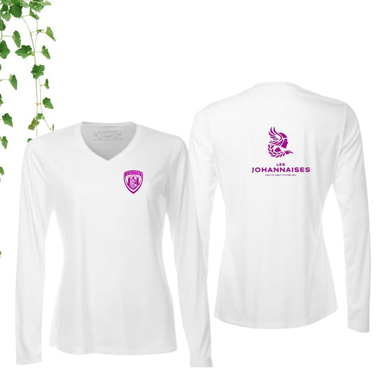 Dryfit coupe fille manches longues | Johannaises - Modèle 15