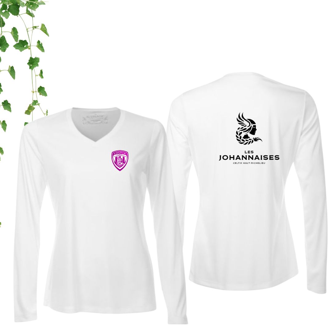 Dryfit coupe fille manches longues | Johannaises - Modèle 3