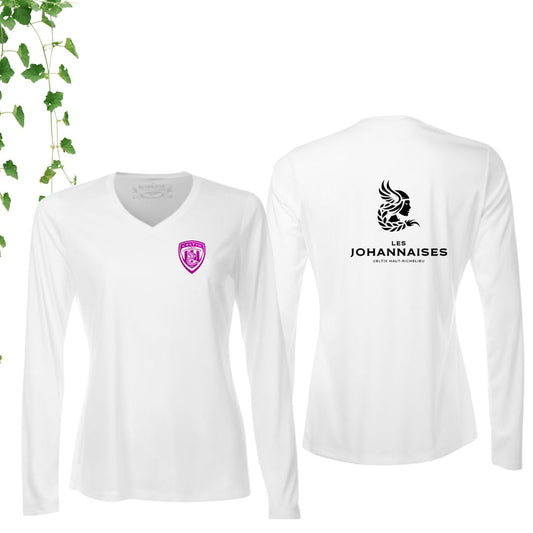 Dryfit coupe fille manches longues | Johannaises - Modèle 3
