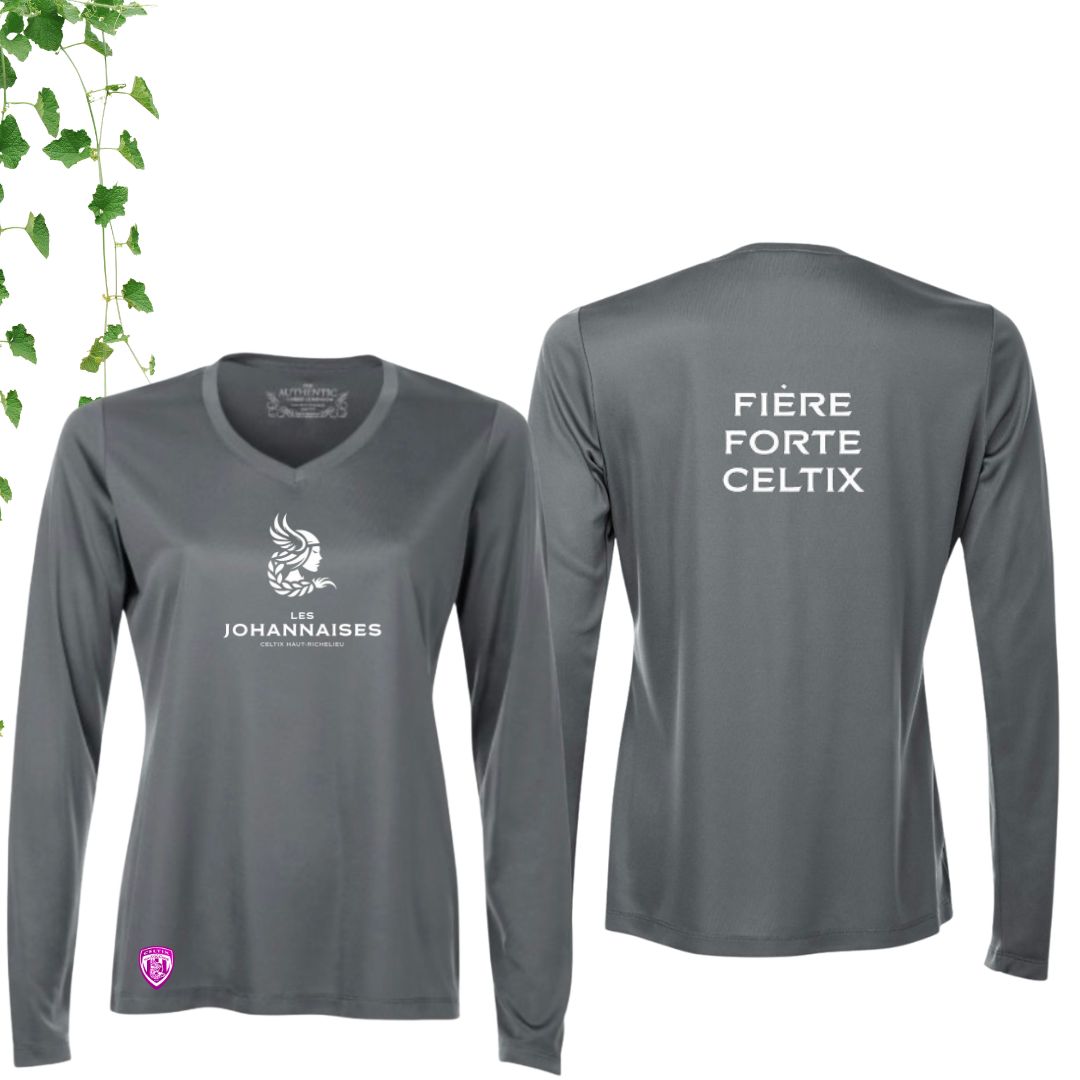 Dryfit coupe fille manches longues | Johannaises - Modèle 10