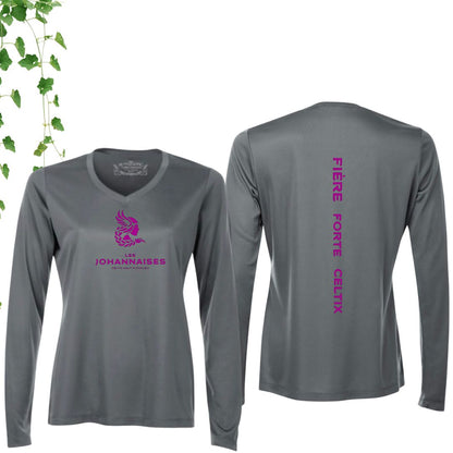 Dryfit coupe fille manches longues | Johannaises - Modèle 17