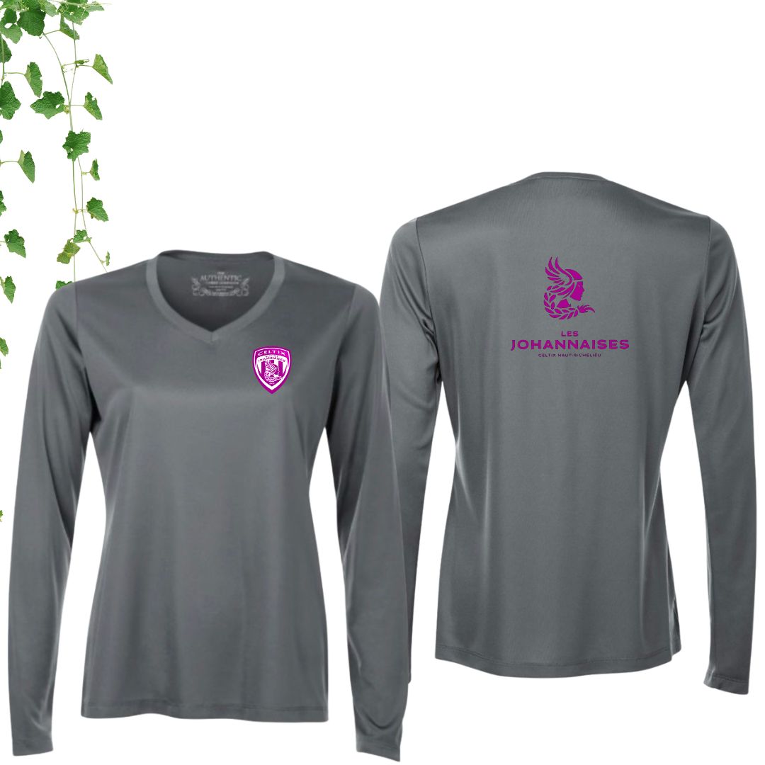 Dryfit coupe fille manches longues | Johannaises - Modèle 15