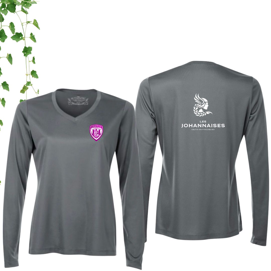 Dryfit coupe fille manches longues | Johannaises - Modèle 3