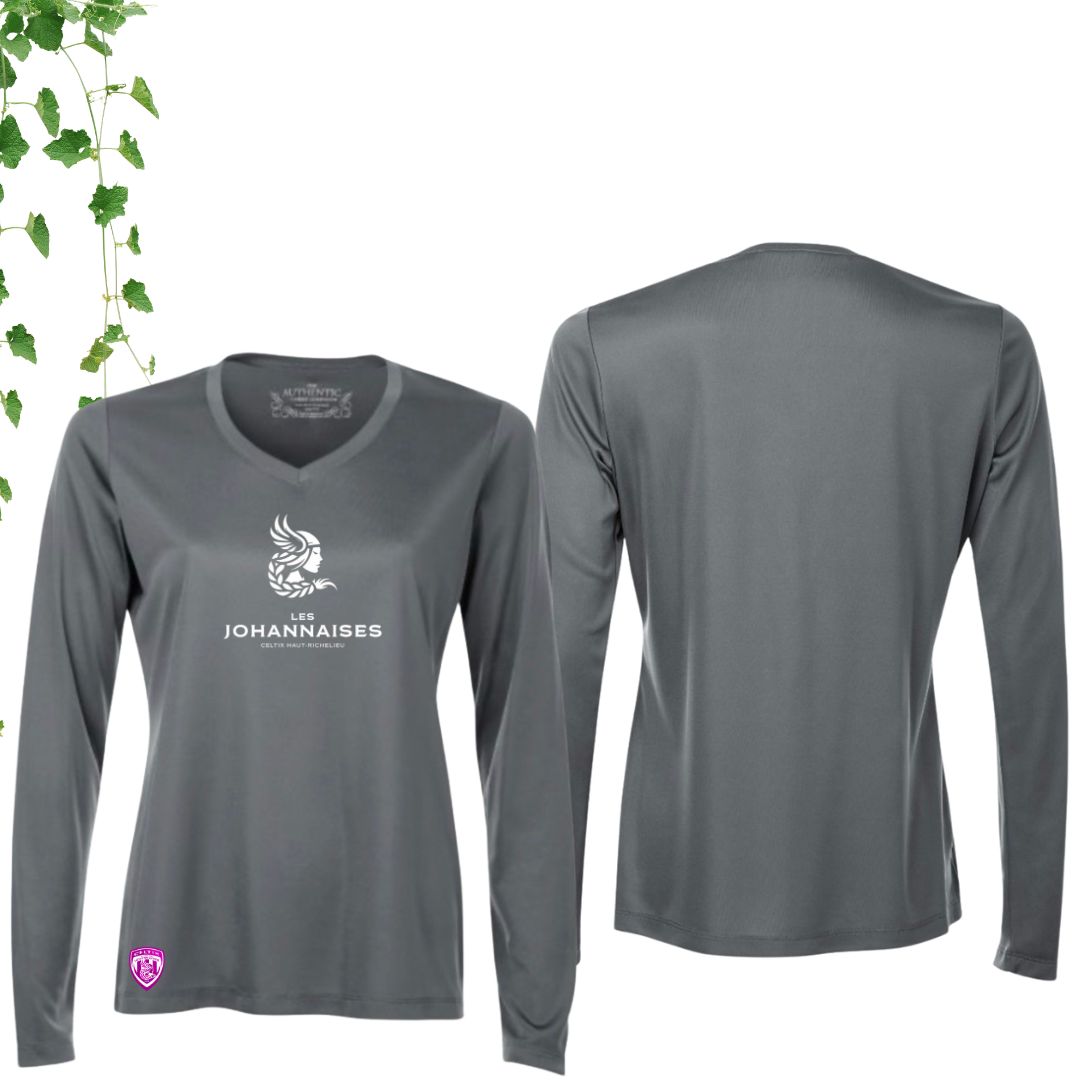 Dryfit coupe fille manches longues | Johannaises - Modèle 9