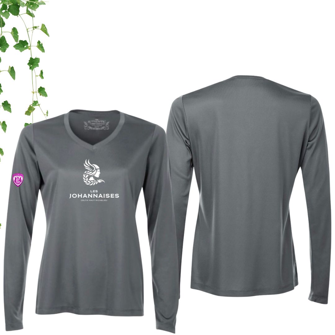 Dryfit coupe fille manches longues | Johannaises - Modèle 8