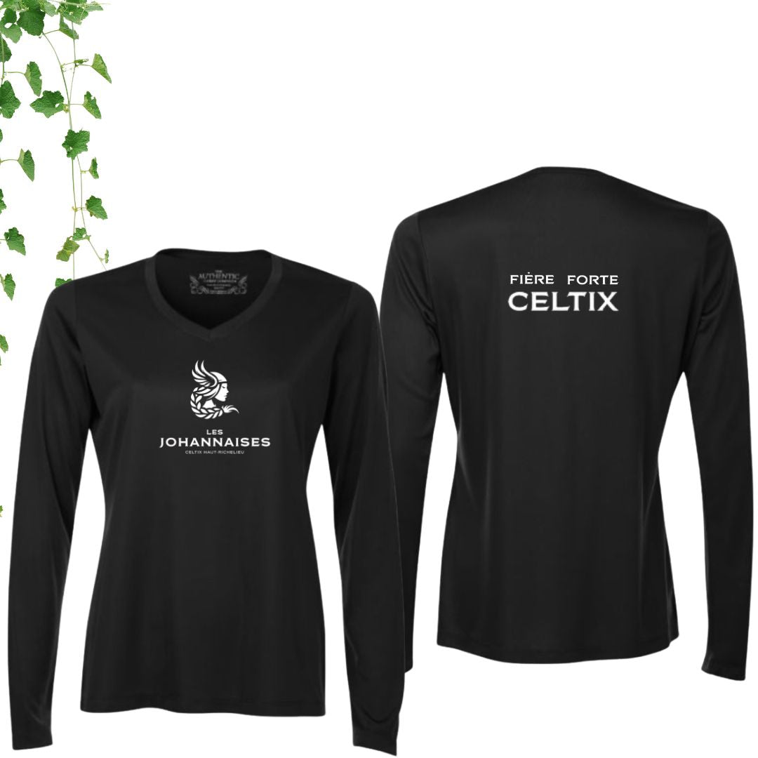Dryfit coupe fille manches longues | Johannaises - Modèle 13